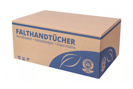 Huchtemeier Falthandtücher, 25x23cm, Z-Falz, 5000 Blatt, grüne